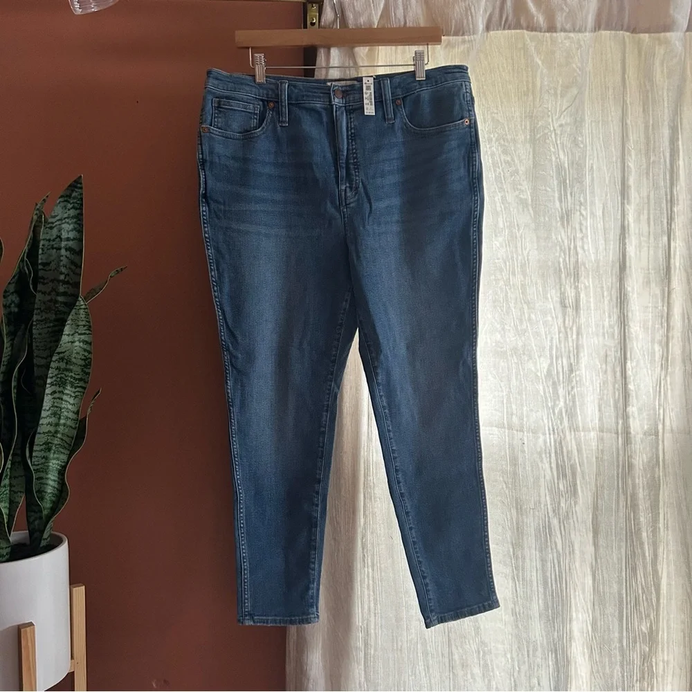 Madewell High-Rise Skinny Crop Jeans in Bradfield Wash‎ $138 NWT See Size Info - Picture 2 of 9